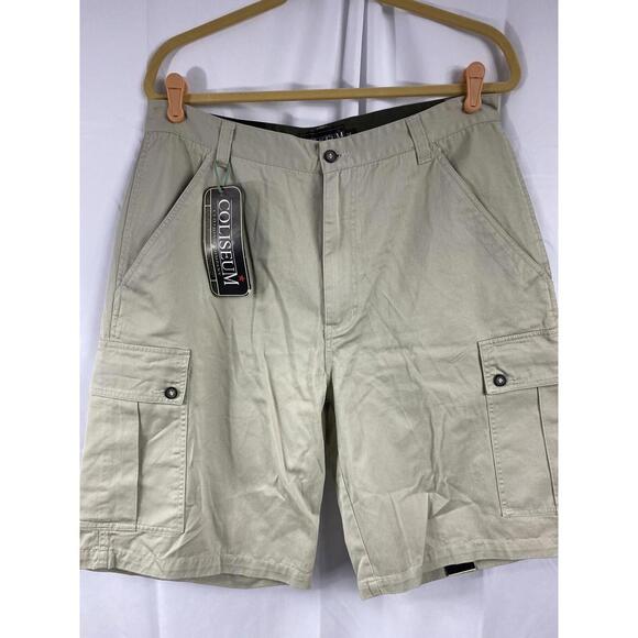 Coliseum Men's Cargo Shorts Size 36 New with Tags Color :Stone - Picture 11 of 12